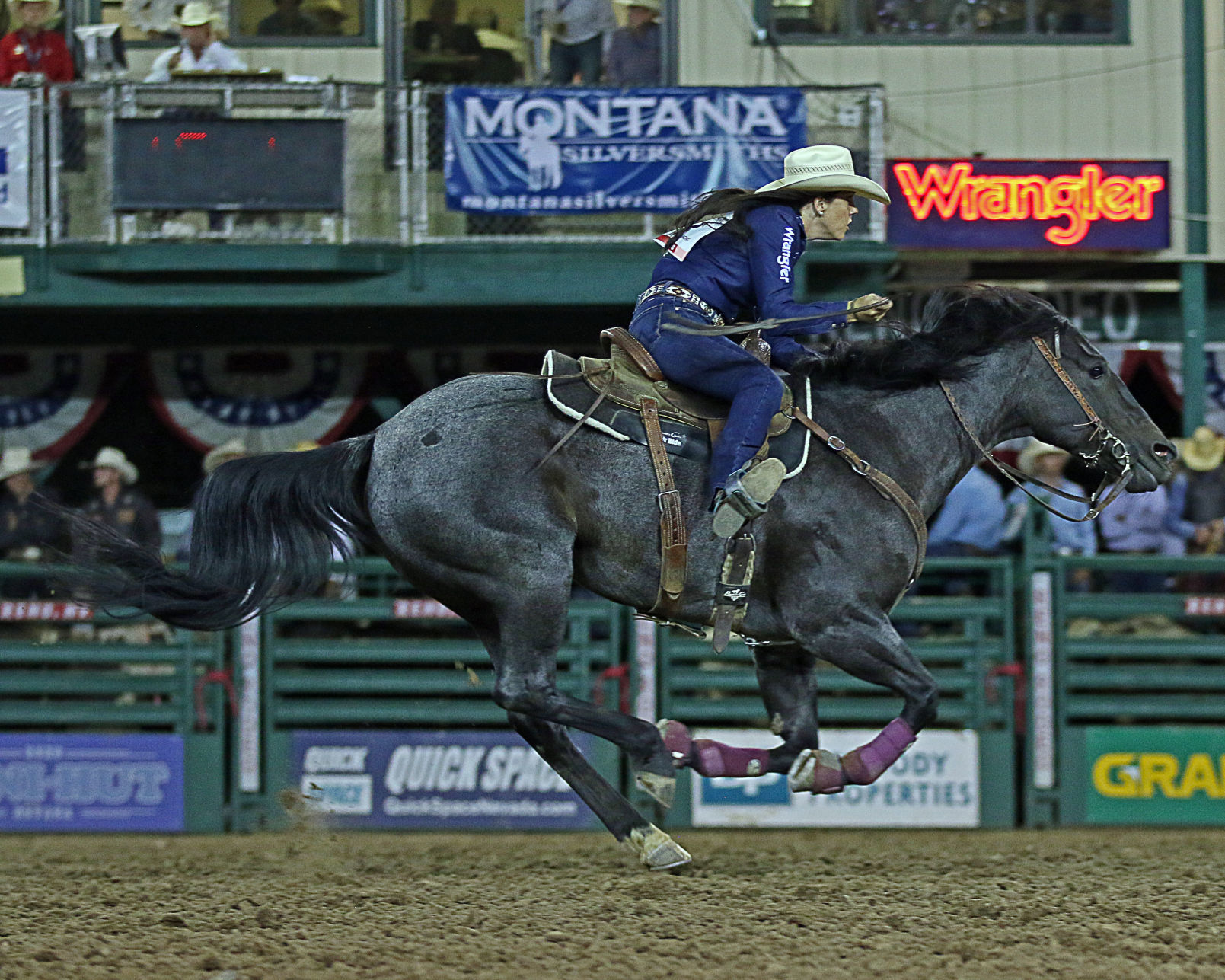 Reno Rodeo Short-Go Winners -- Barrel Racing -- Nellie Miller
